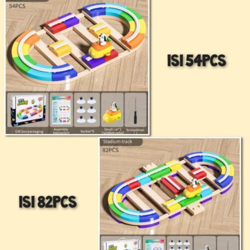 Building Block Rail Car - (Free Stok)