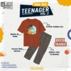 One Set Teenager Vol 3 Size XS Brick Orange - (Free Stok)