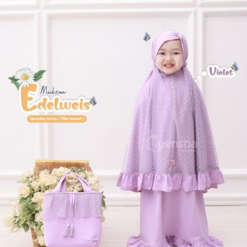 Mukena Edelweis - M Violet - (SALE)