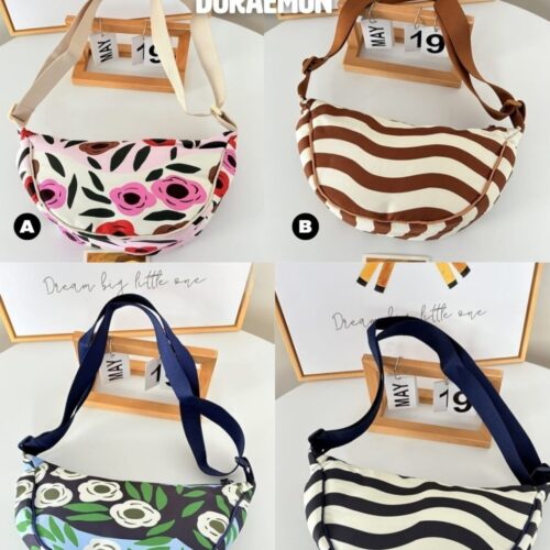 Tas Doraemon Motif (FREE STOCK)