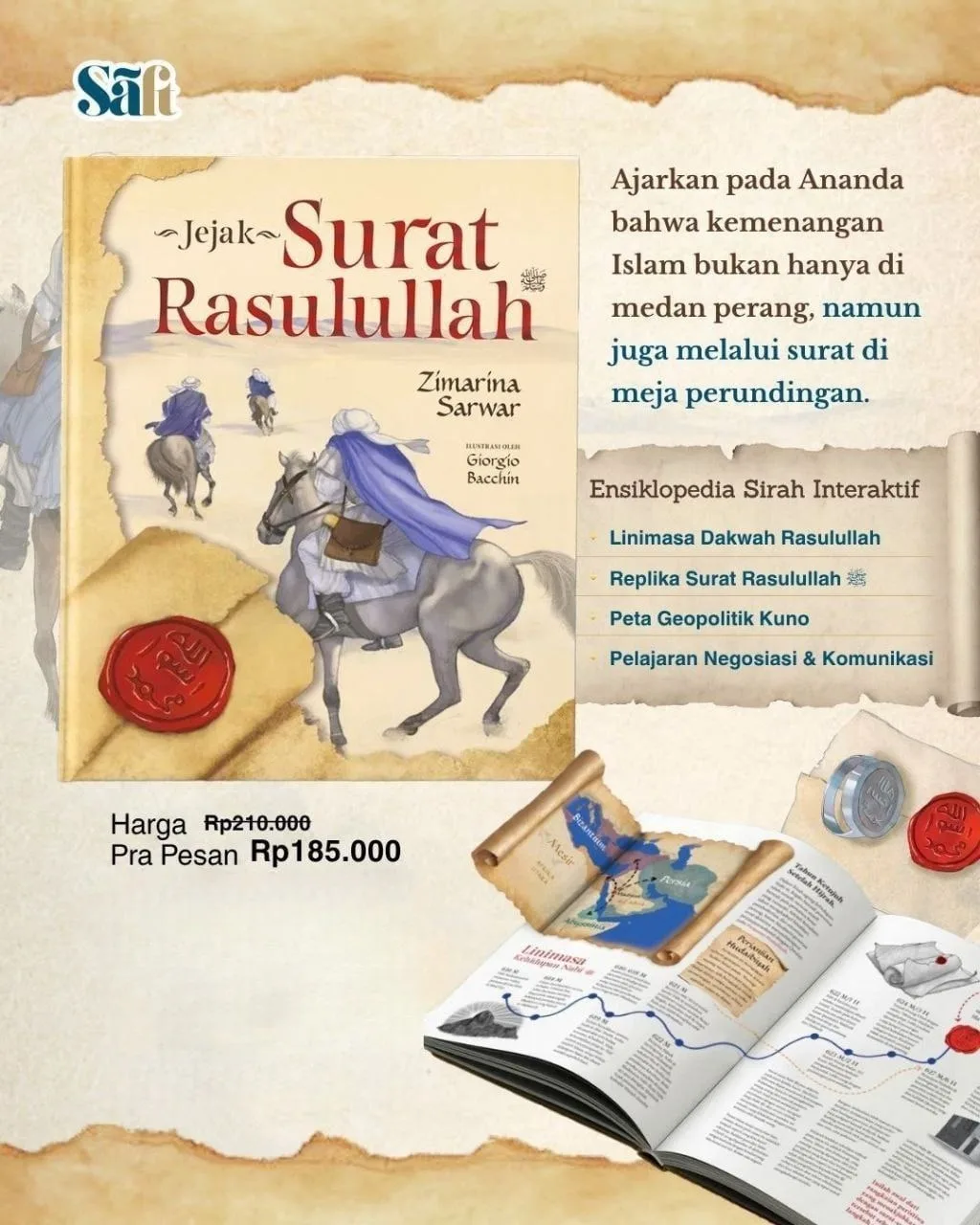Jejak Surat Rasulullah – (PROMO CUCI GUDANG)