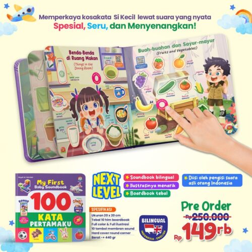My First Baby Soundbook 100 Kata Pertamaku (PO)