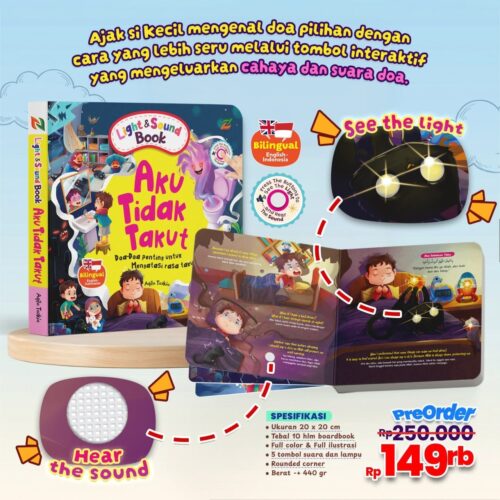 Light & Sound Book: Aku Tidak Takut (PO)