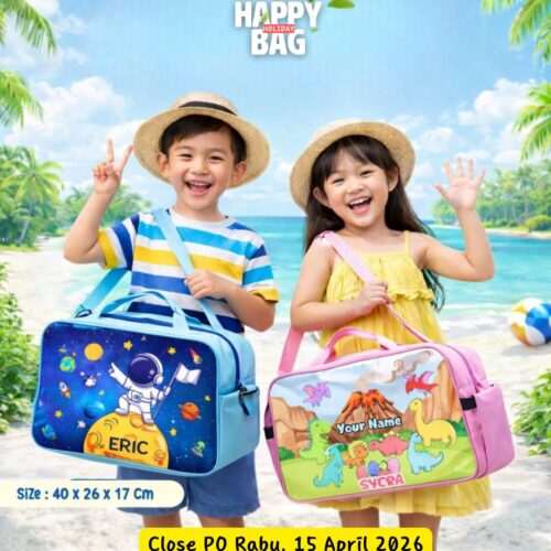 Happy Holiday Bag (PO CUSTOM NAMA)