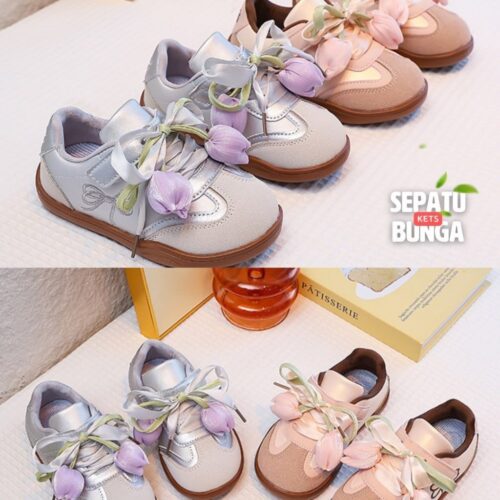 Sepatu Kets Bunga (FREE STOK)