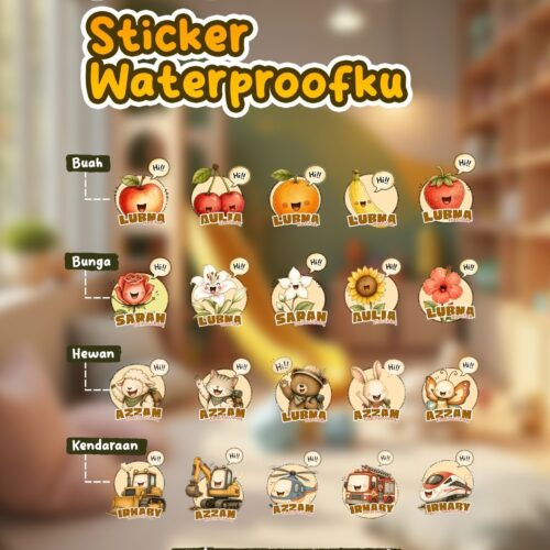 Sticker Waterproofku (PO)