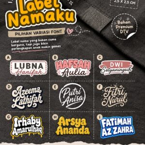 STIKER LABEL NAMAKU (PO)