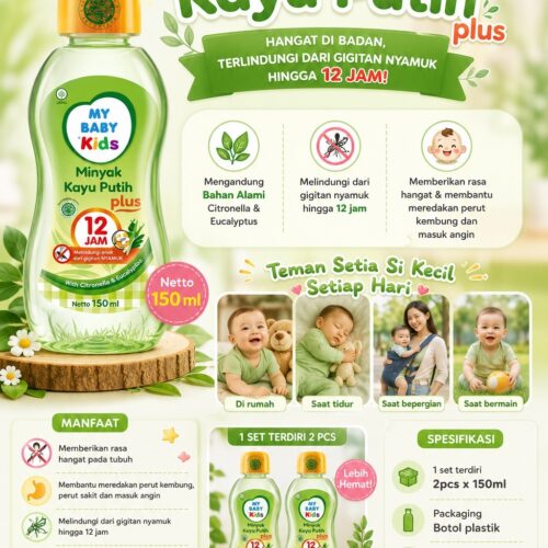MINYAK KAYU PUTIH MY BABY KIDS (PO)