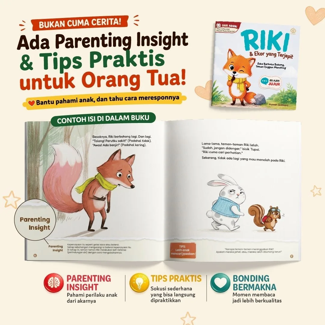 Seri Aduh! P3K Emosi Anak – Riki dan Ekor Terjepit (PROMO CUCI GUDANG)