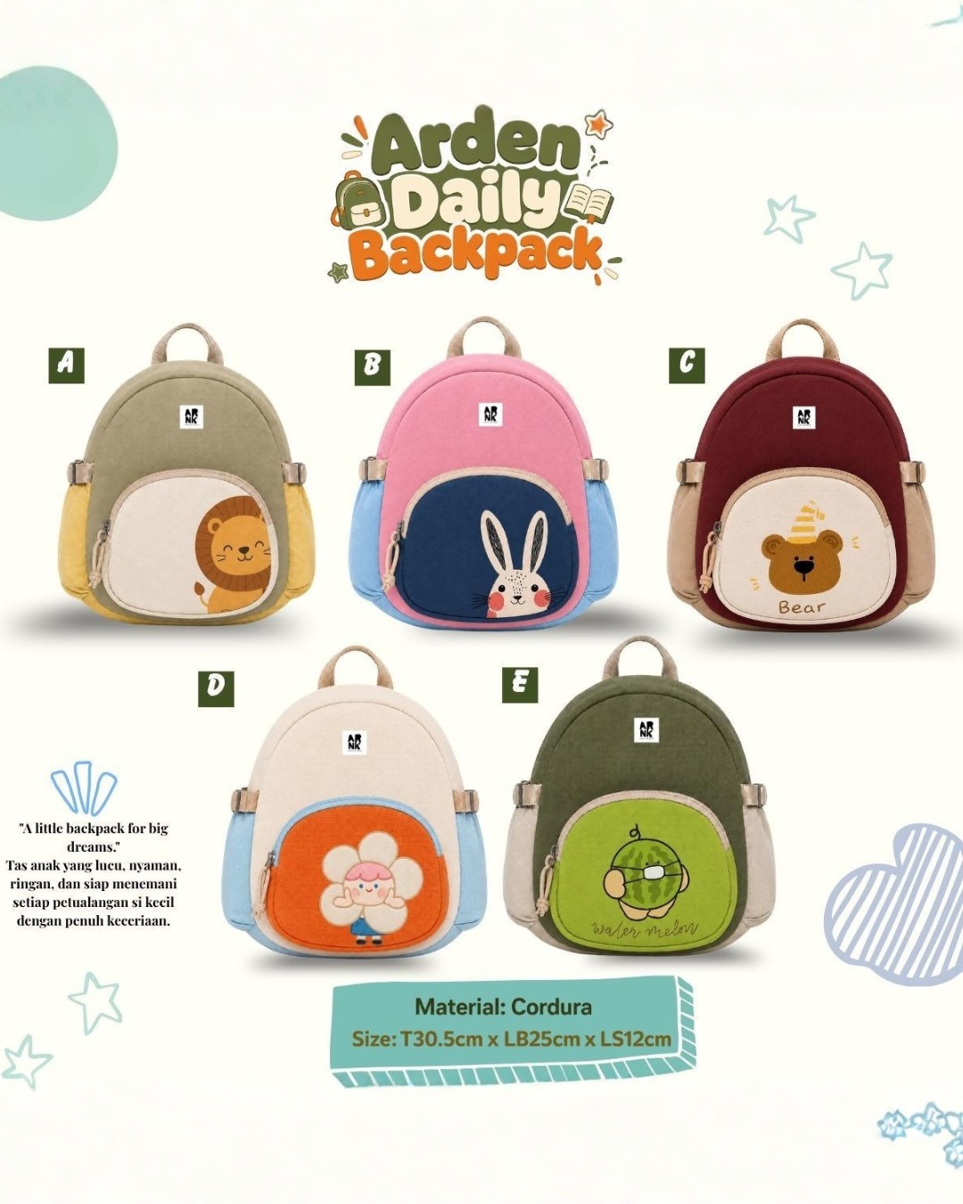 ARDEN DAILY BACKPACK (PO)