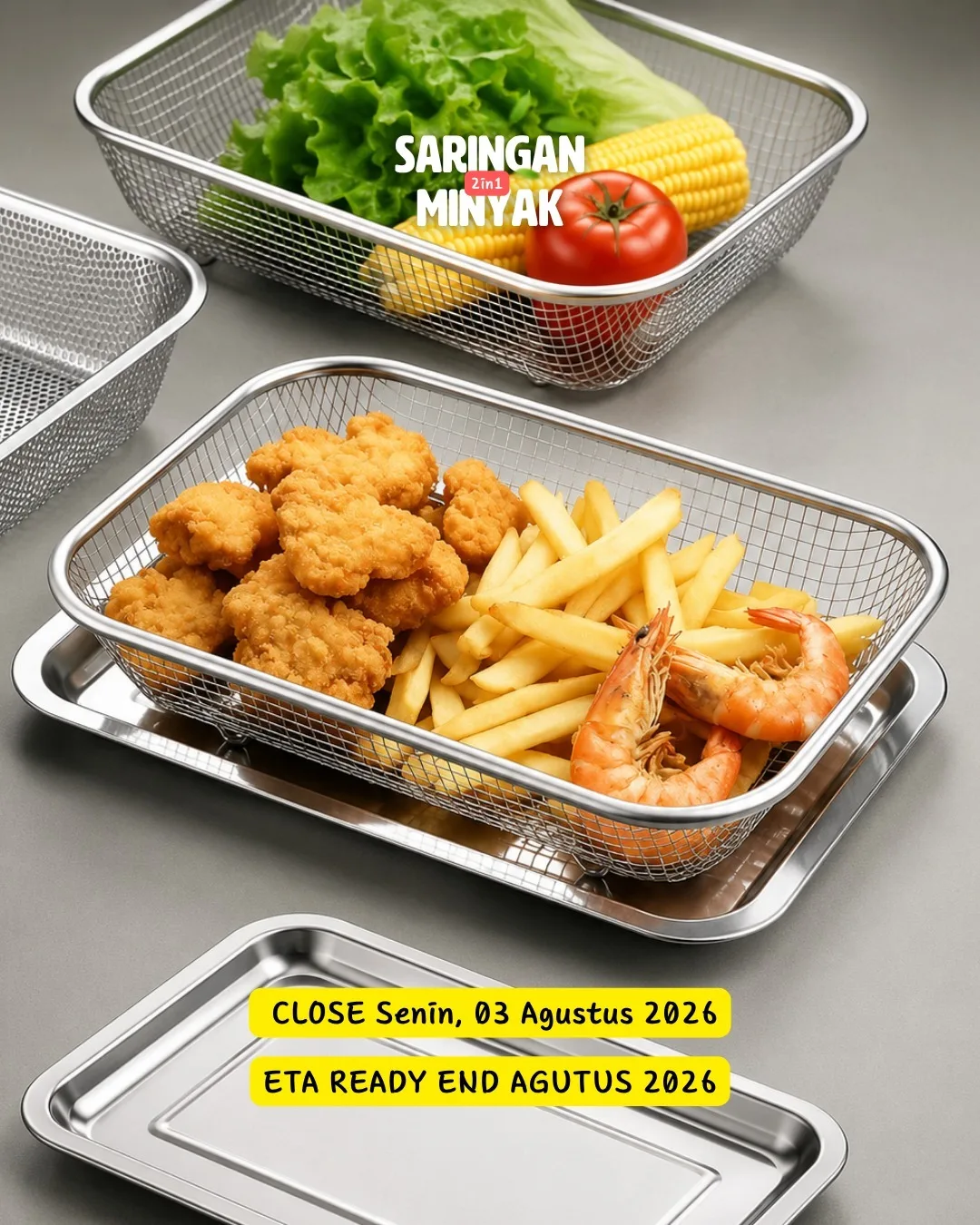 SARINGAN MINYAK 2IN1 (PO)