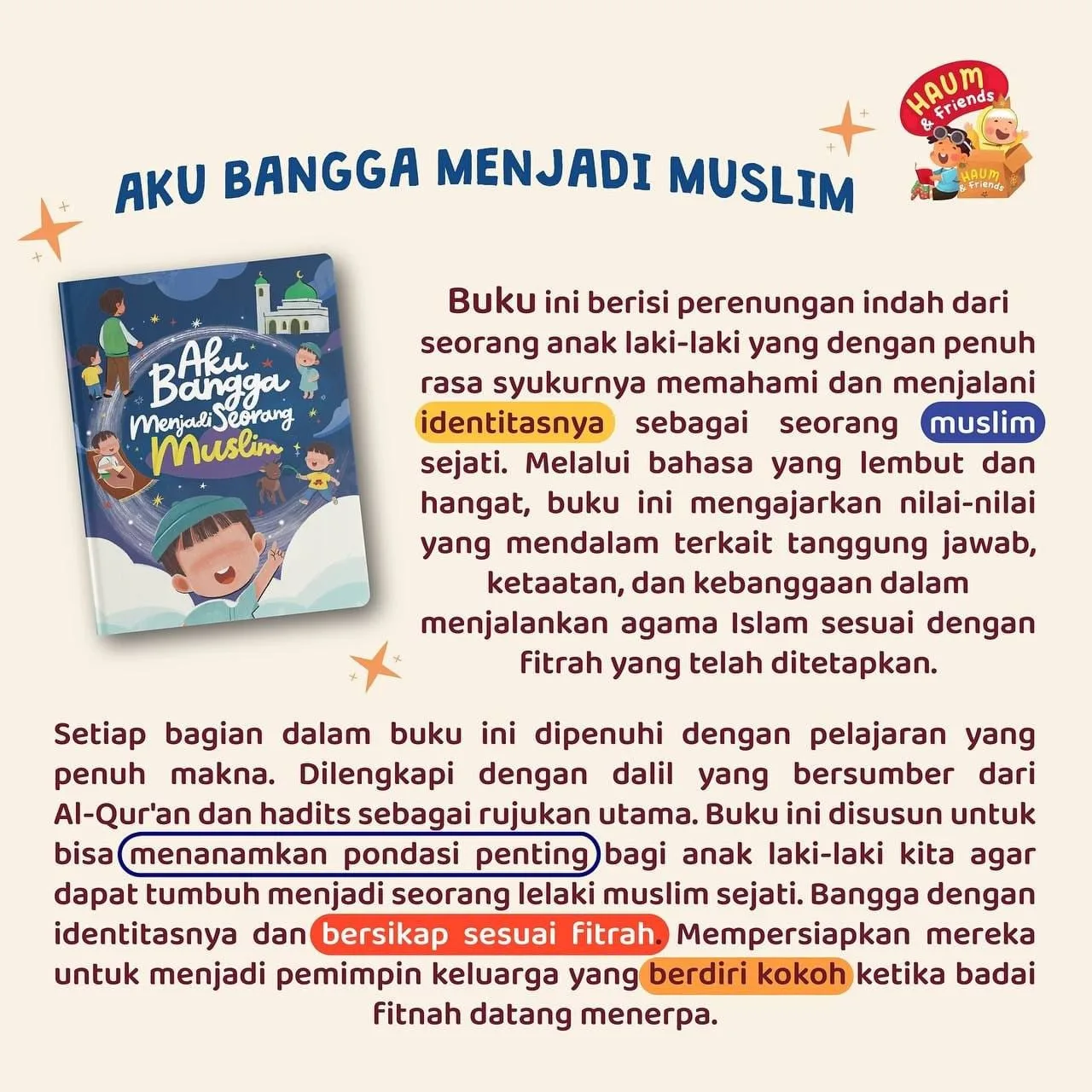 Aku Bangga Menjadi Seorang Muslim (PROMO CUCI GUDANG)