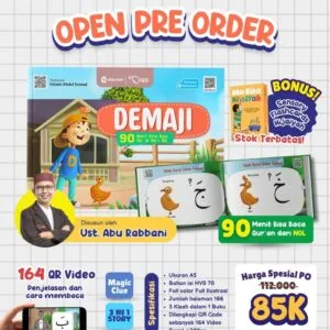 DEMAJI (90 menit bisa baca quran dari NOL) (PROMO CUCI GUDANG)