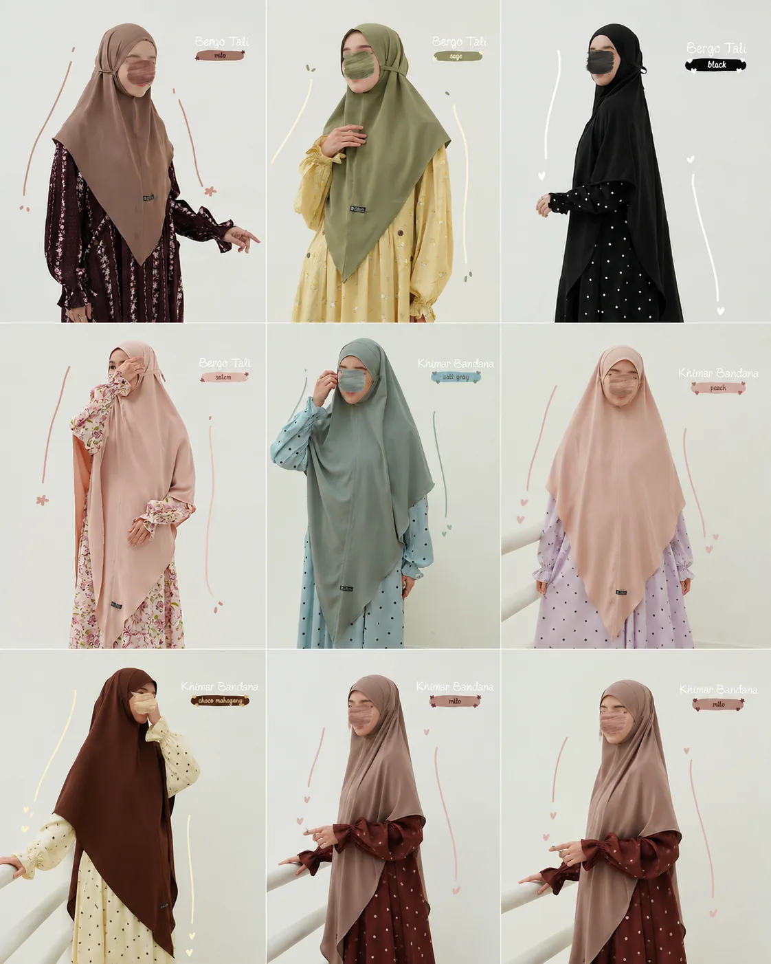 Daily Dress – HIJAB ONLY (PO Agustus)
