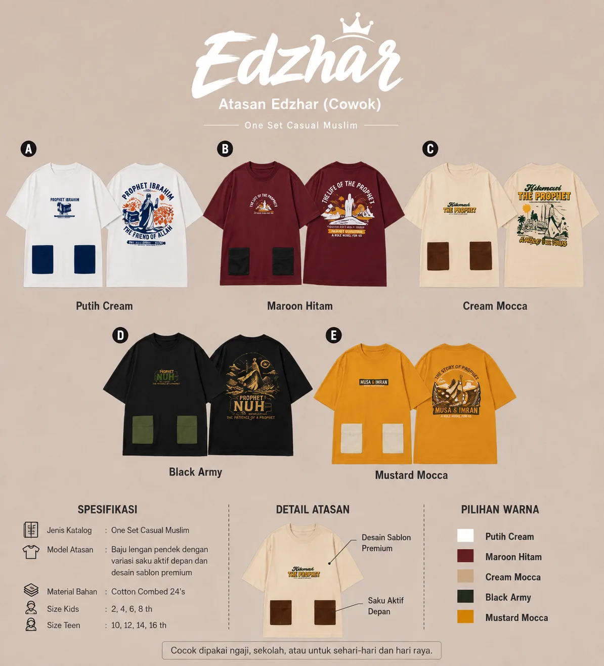 T-SHIRT EDZHAR ONLY (PO)