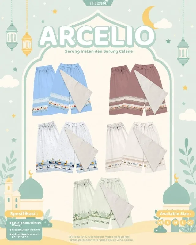 ARCELIO SARUNG INSTAN & CELANA (PO)