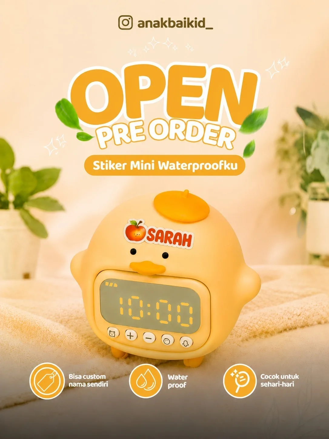 Sticker Mini Waterproofku (PO)