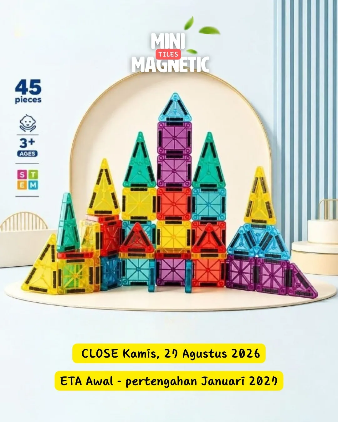 MINI MAGNETIC TILES (PO)