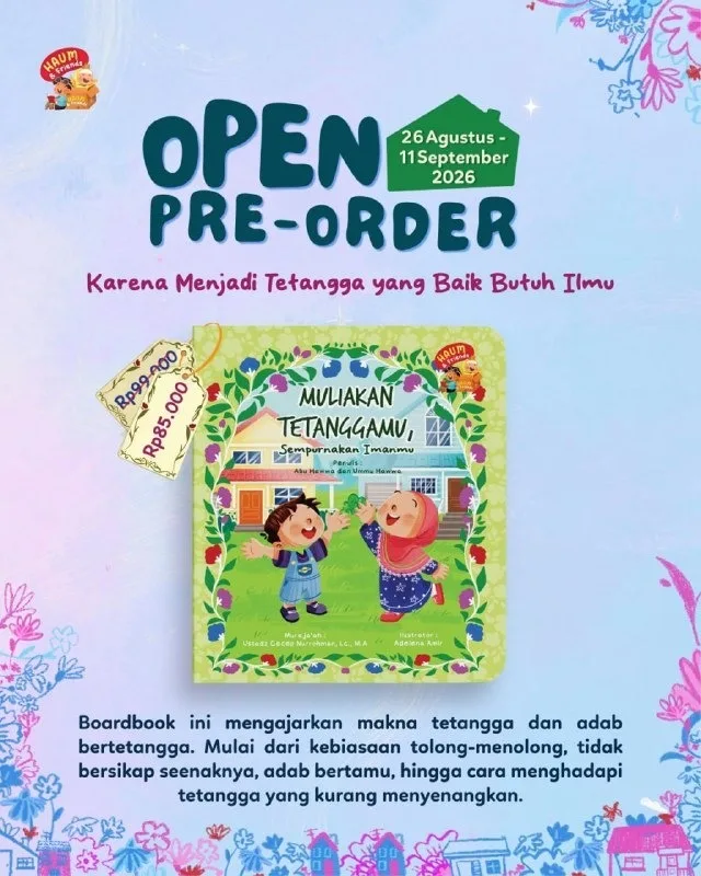 MULIAKAN TETANGGAMU, SEMPURNAKAN IMANMU (PO)