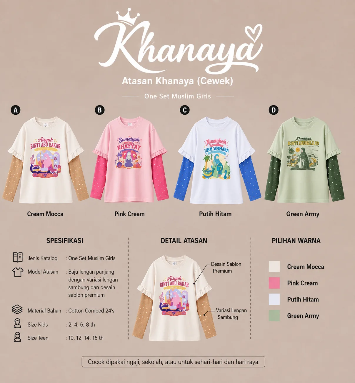 T-SHIRT KHANAYA ONLY (PO)