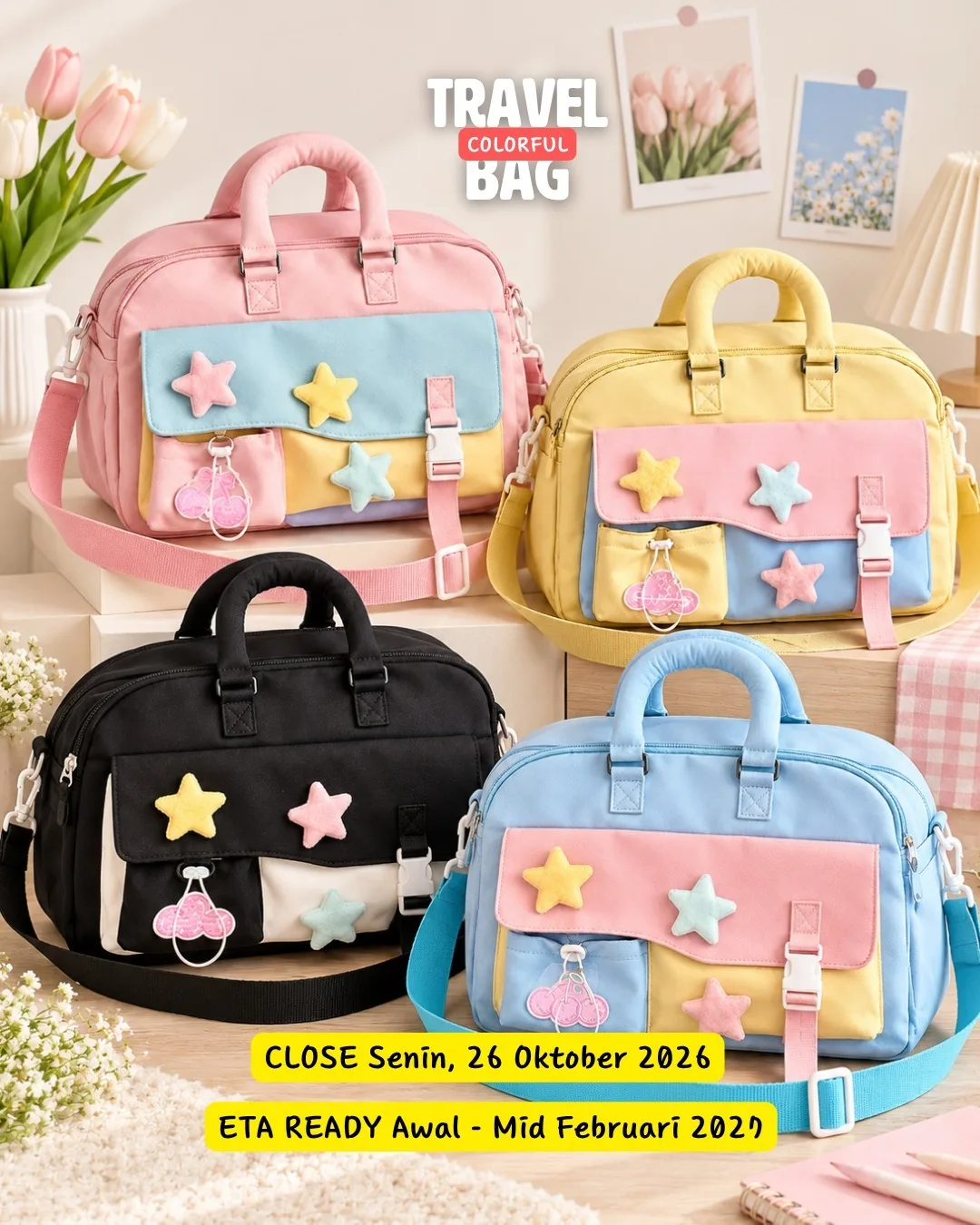 Colourful Travel Bag (PO)