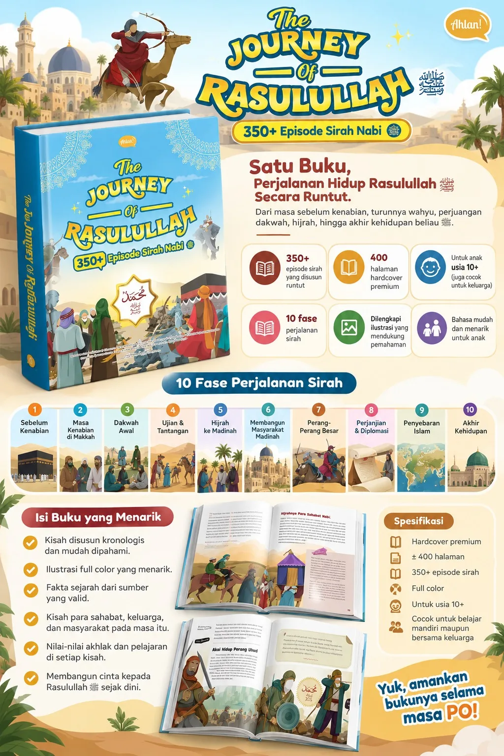 THE JOURNEY OF RASULULLAH (HARDCOVER) – (PO EB)