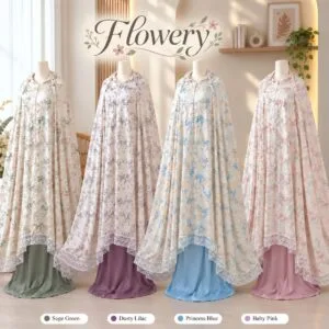 Mukena Flowery Mom & Kids (PO)